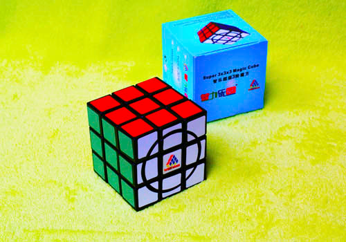 Produkt: Rubikova kostka 3x3x3 WITEDEN SUPER 3x3 černá