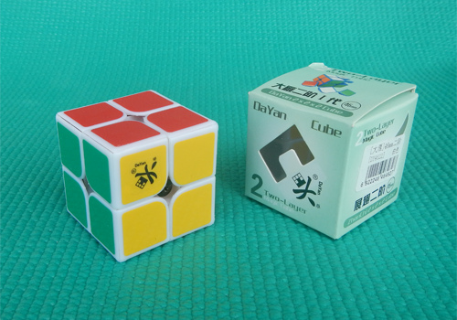 Produkt: Rubikova kostka 2x2x2 Dayan bílá 46mm