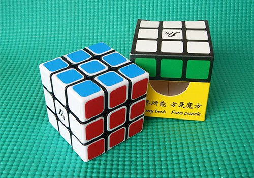 Produkt: Rubikova kostka 3x3x3 Fangshi Shuangren White And Black