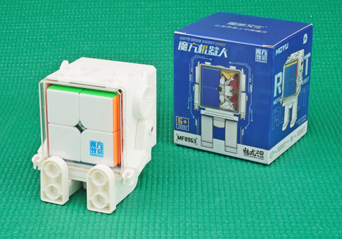 Kostka 2x2x2 MoYu Meilong Magnetic 6 COLORS + krabička na kostku Robot