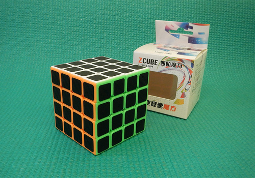 Produkt: Kostka 4x4x4 Z-Cube Carbon (červená strana)