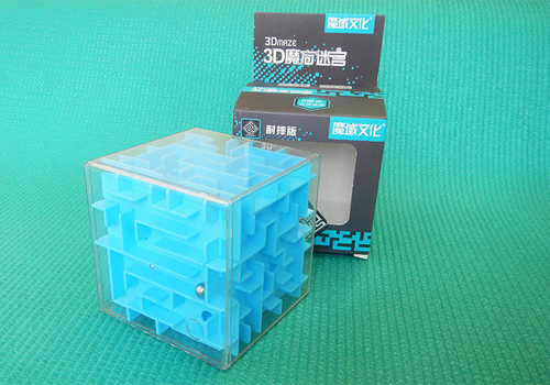 Produkt: MoYu 3D Maze Cube 80mm modrá