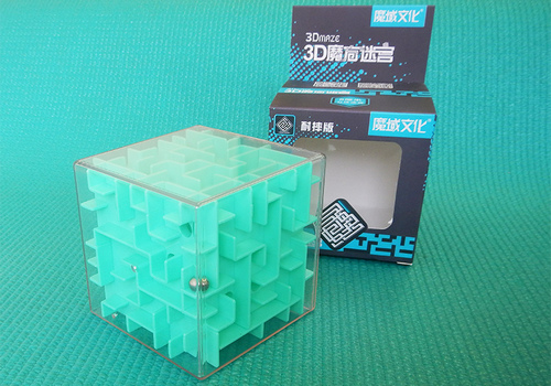 Produkt: MoYu 3D Maze Cube 80mm zelená