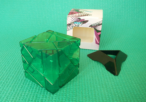 Produkt: Kostka 3x3x3 Ninja Ghost Cube transparentní zelená
