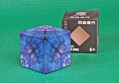 ShengShou Folding Cube Magnetic modrá