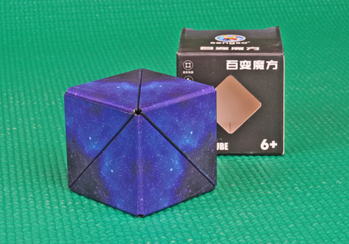 ShengShou Folding Cube Magnetic tmavě modrá