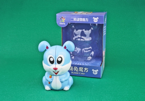 YuXin Rabbit Cube 10cm modrý