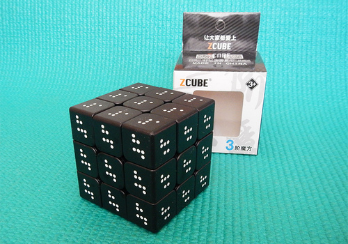 Produkt: Kostka 3x3x3 Z-Cube Braile Cube černá