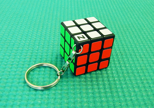 Produkt: Kostka 3x3x3 Z-Cube klíčenka černá 30mm