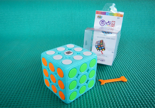 Produkt: Kostka 3x3x3 KungFu Dot Cube tyrkysová