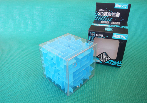 Produkt: MoYu 3D Maze Cube 95mm modrá