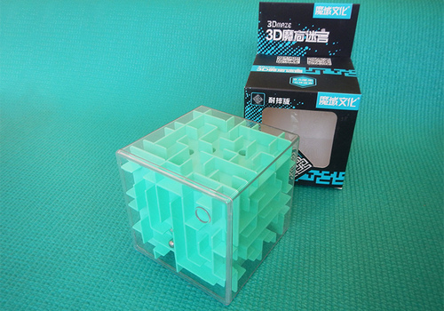 Produkt: MoYu 3D Maze Cube 95mm zelená