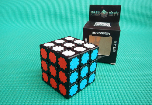 Produkt: Kostka 3x3x3 MoYu MoFangJiaoShi Crystal Clover Cube černá
