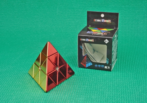 Pyraminx Z-Cube Magnetic metalický hladký 4 COLORS