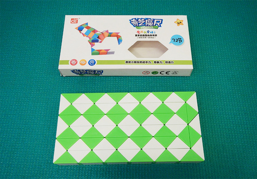Produkt: QiYi Magic Snake zeleno-bílý (72 segmentů)