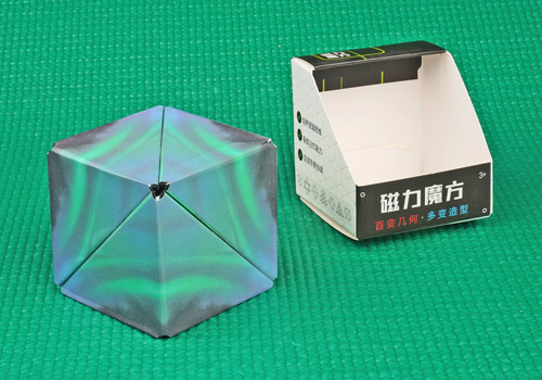 Z-Cube Folding Cube Magnetic zelená