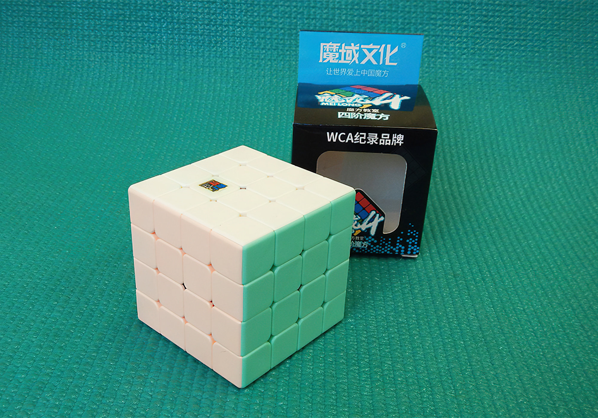 Rubikova kostka 4x4x4 MoYu MoFangJiaoShi Meilong 6 COLORS pastelová |  CubeMania.cz